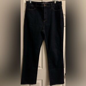 NYDJ Womens Dark Blue Bootcut Jeans